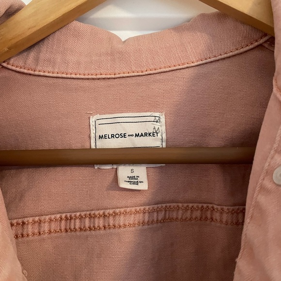 Melrose & Market Blush denim jacket - Picture 2 of 3